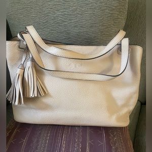 Tory Burch Pink Leather Thea Tote With Dust bag